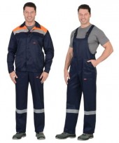 Костюм Стройград летний (куртка кор.,п/комб. синий с оранж. с СОП) Костюм Стройград летний (куртка кор.,п/комб. синий с оранж. с СОП)