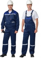 Костюм ЛЕГИОН для защиты от ОПЗ и мех.воздействий (куртка + п/к, т.синий с васильковой кокеткой, СОП) арт. ЗМим-1 Костюм ЛЕГИОН для защиты от ОПЗ и мех.воздействий (куртка + п/к, т.синий с васильковой кокеткой, СОП) арт. ЗМим-1