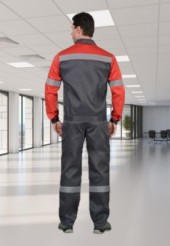 Костюм ЛЕГИОН летний (куртка+брюки, т.серый с красным и СОП) арт. ЗМим-1 Костюм ЛЕГИОН летний (куртка+брюки, т.серый с красным и СОП) арт. ЗМим-1