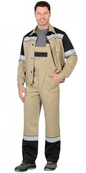 Костюм ЛЕГИОНЕР летний (укор.куртка+п/к, бежевый с черным) Костюм ЛЕГИОНЕР летний (укор.куртка+п/к, бежевый с черным)