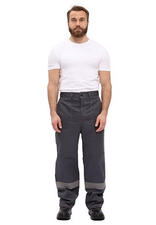 Костюм мужской УДАРНИК летний (куртка+брюки, темно-серый с красным с СОП) Костюм мужской УДАРНИК летний (куртка+брюки, темно-серый с красным с СОП)